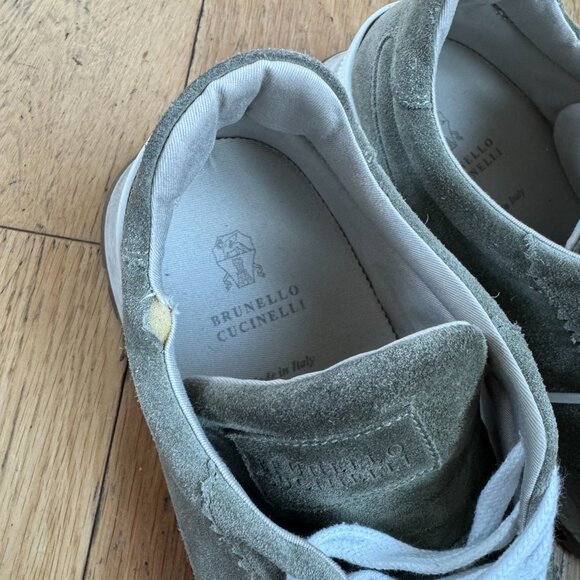 Brunello Cucinelli Green Sneakers - Picture 4 of 5